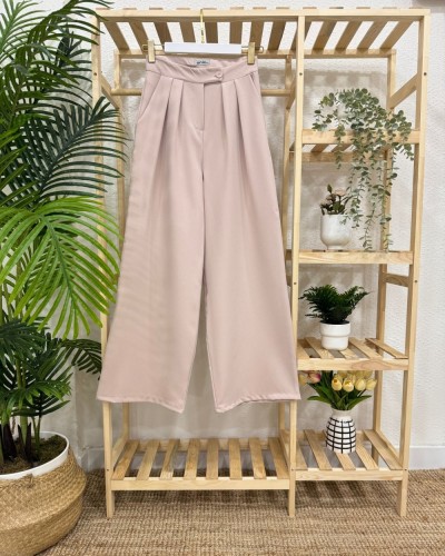 Wenka Palazzo Pantolon taş