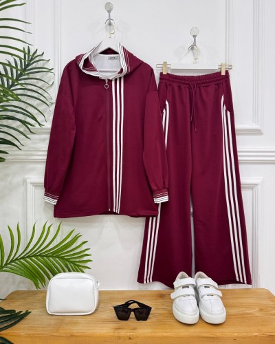 Ladissa İkili Takım bordo