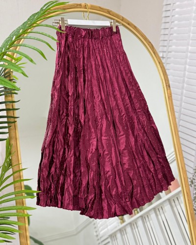 Vesna Crush Etek bordo