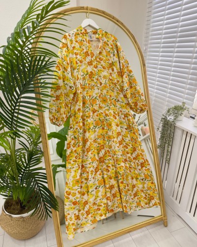 Menekşe Elbise sarı