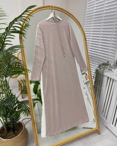 Rikha Oyşo Elbise Bej