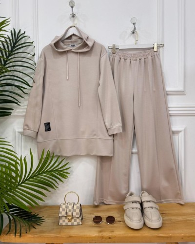 Style ikili takım Takım bej