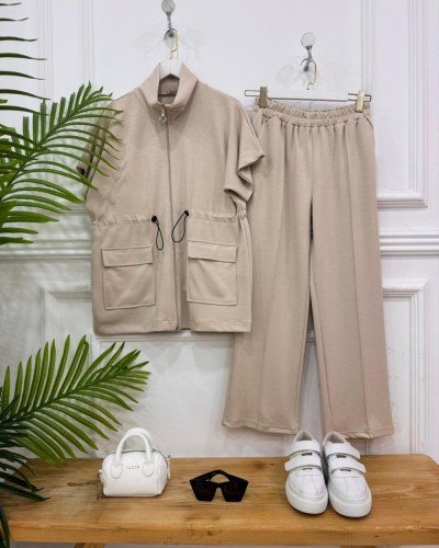 Jaren ikili Takım bej