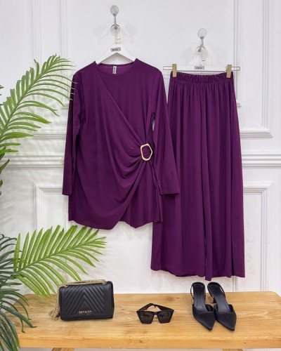 Öykü ikili takım mürdüm