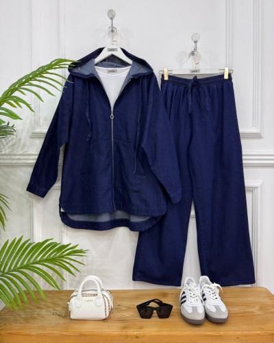 Qeza Kot ikili Takım lacivert