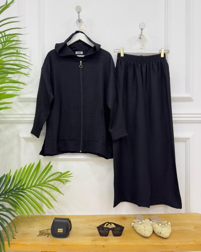 Fusha İkili takım siyah