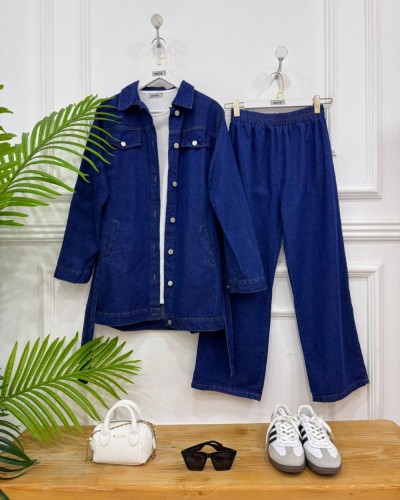 Jinda Kot ikili Takım lacivert